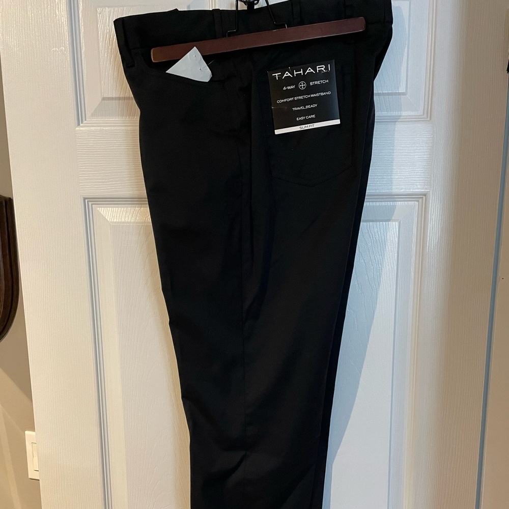 Tahari black dress pants
